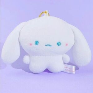 BNWT Japan 3” Sanrio Cinnamoroll x Mochi Mochi Panda Plush Charm Keychain